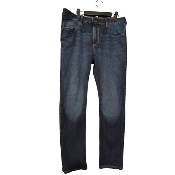 Wrangler Other - Wrangler Authentics‎ Mens Straight Leg Stretch Jeans Dark Wash 34x32 10ZM4SSBR